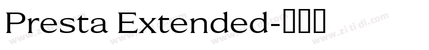 Presta Extended字体转换